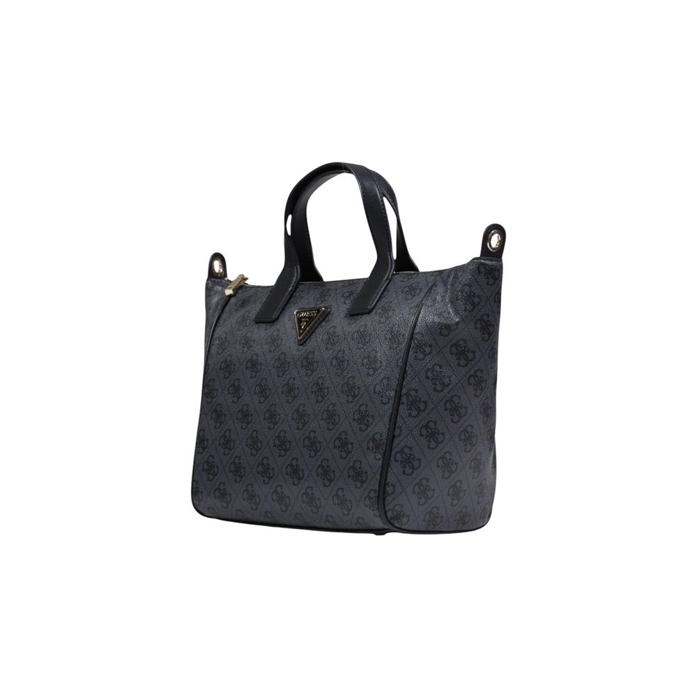 Graue Handtasche aus Polyethylen Guess