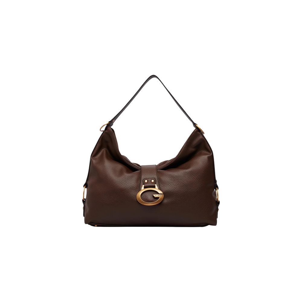 Braune Handtasche aus Polyethylen Guess