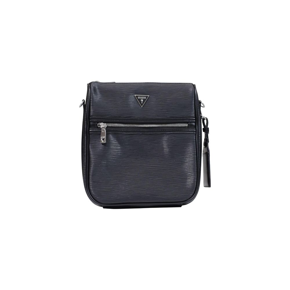 Schwarze Schultertasche aus Polyethylen Guess