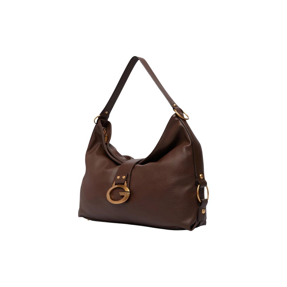 Braune Handtasche aus Polyethylen Guess