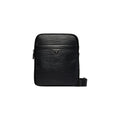 Schwarze Polyethylen-Messenger-Tasche Guess