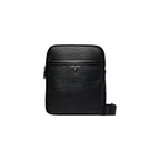 Schwarze Polyethylen-Messenger-Tasche Guess