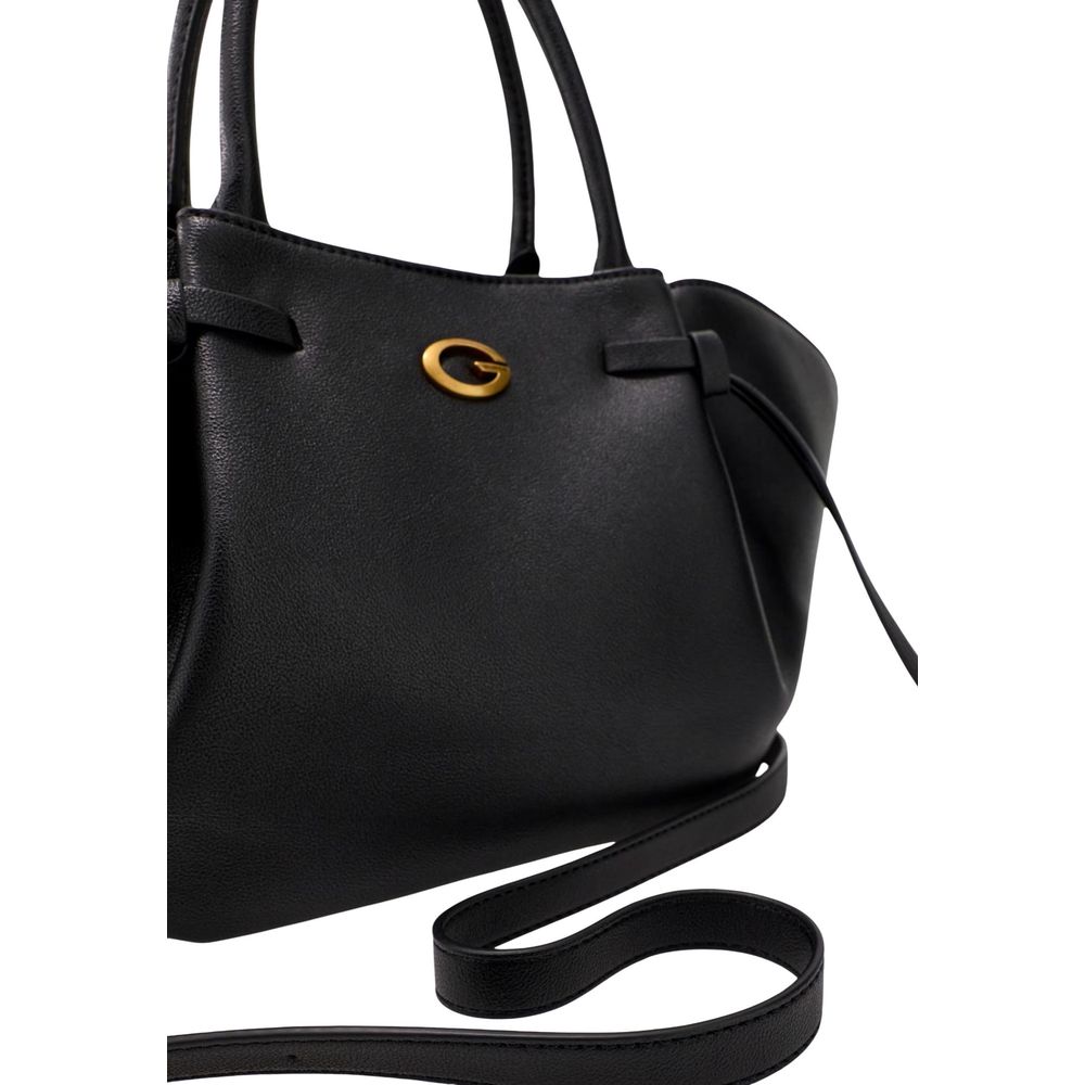 Schwarze Handtasche aus Polyethylen Guess