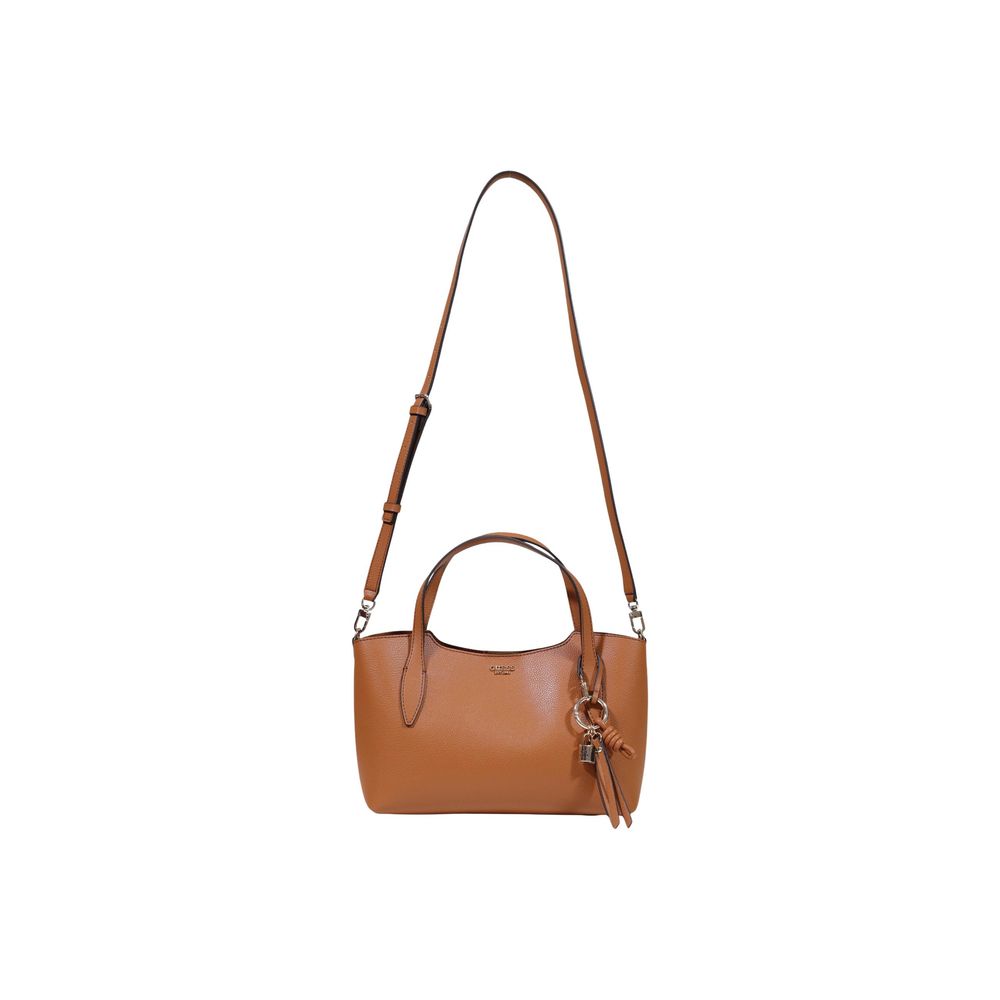 Beige Polyethylene Handbag Guess