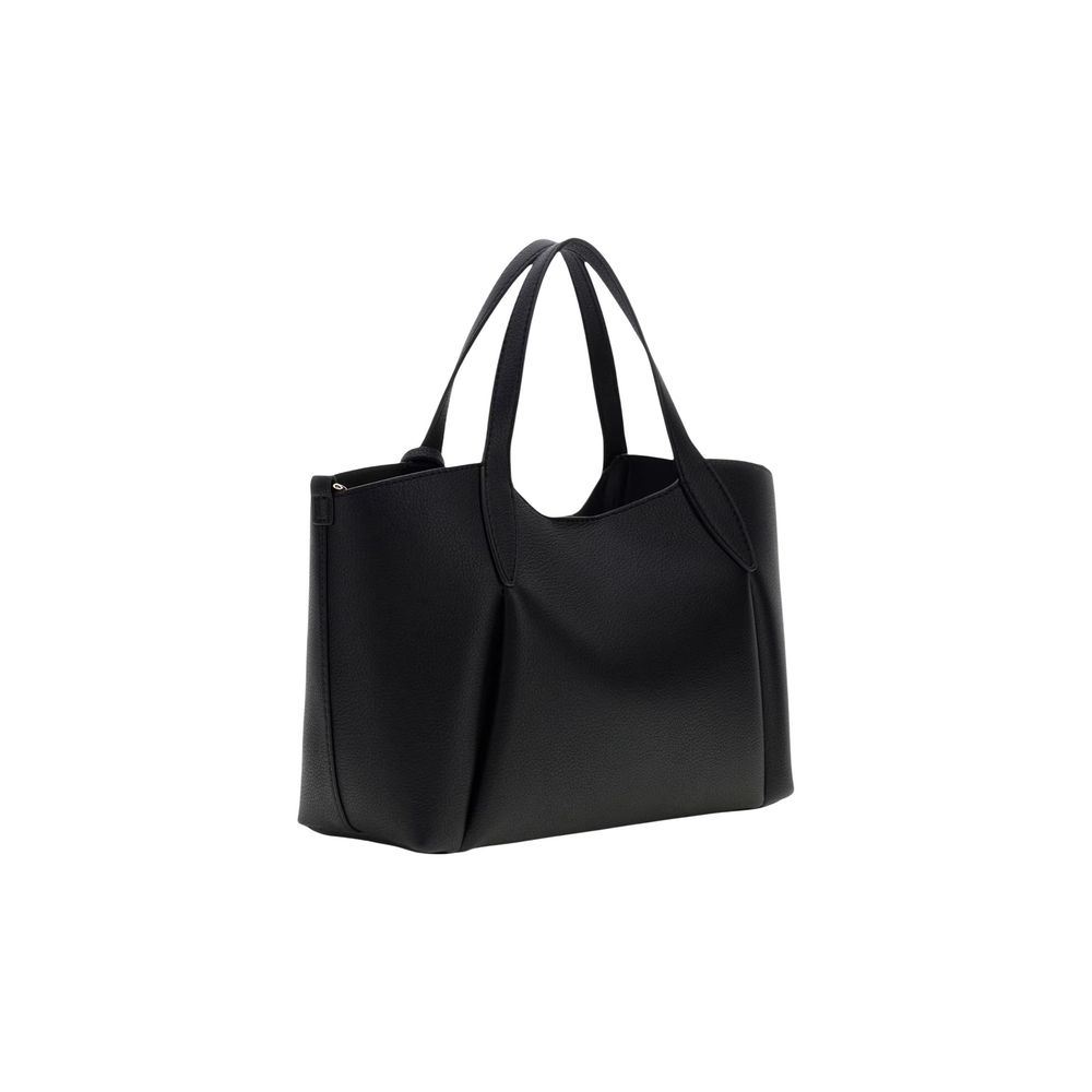Schwarze Handtasche aus Polyethylen Guess