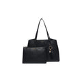 Schwarze Handtasche aus Polyethylen Guess
