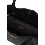 Schwarze Handtasche aus Polyethylen Guess