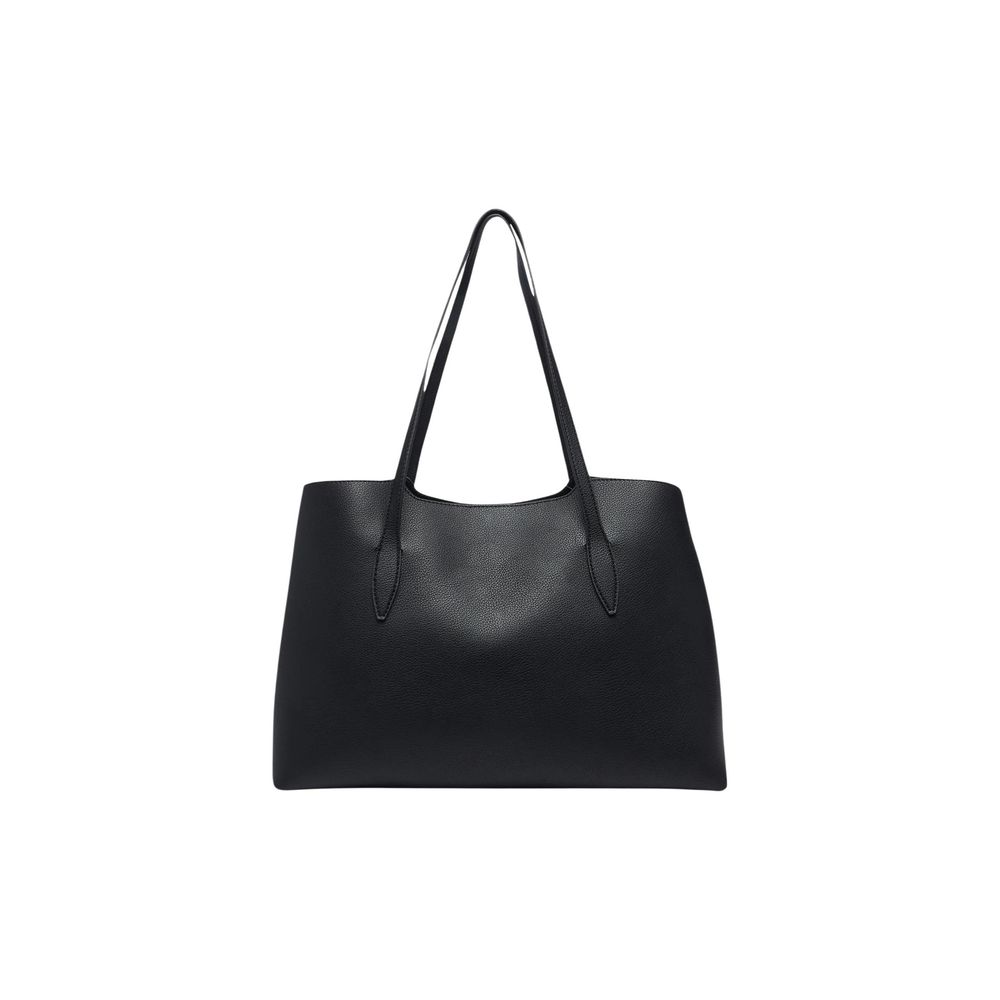 Schwarze Handtasche aus Polyethylen Guess