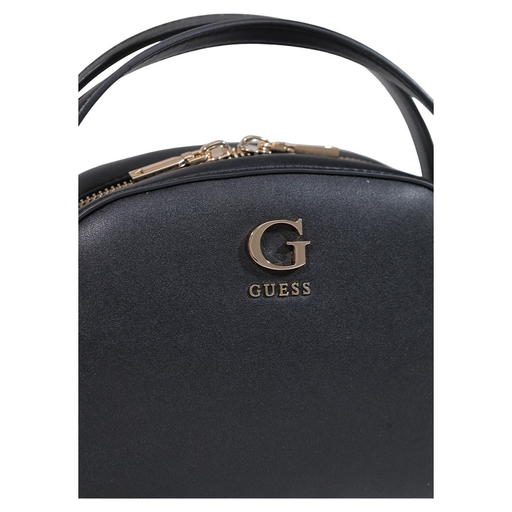 Schwarze Handtasche aus Polyethylen Guess