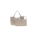 Beige Polyethylene Handbag Guess