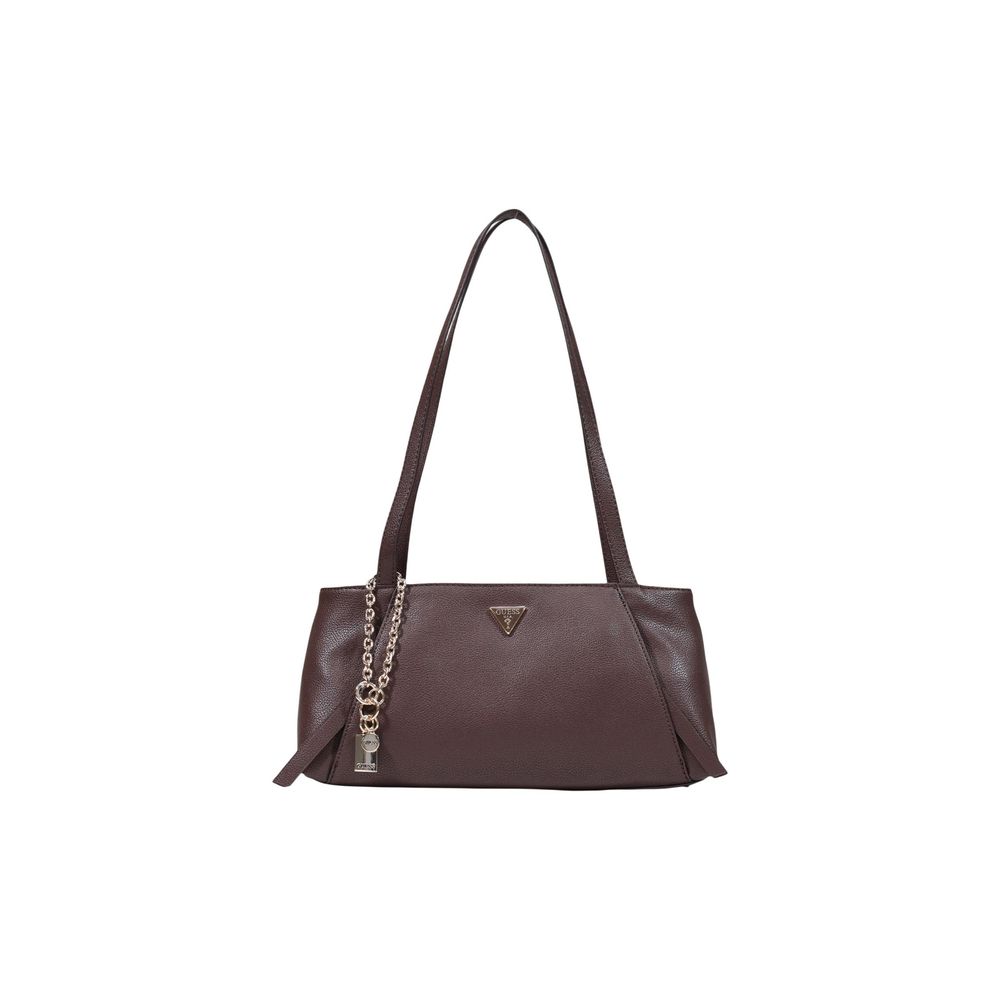 Braune Handtasche aus Polyethylen Guess