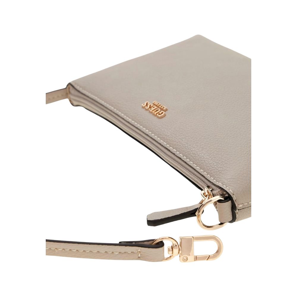 Beige Polyethylene Handbag Guess