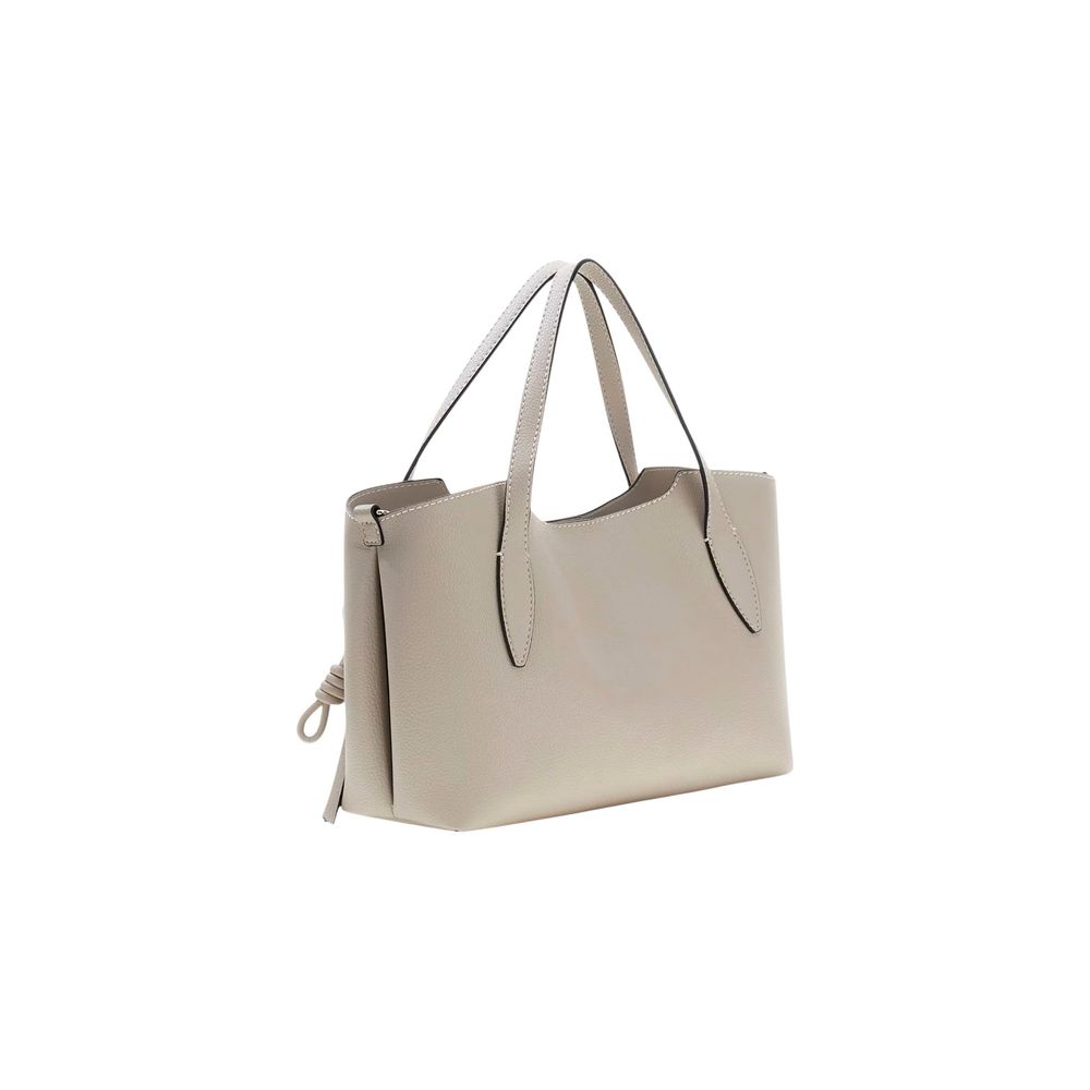 Beige Polyethylene Handbag Guess