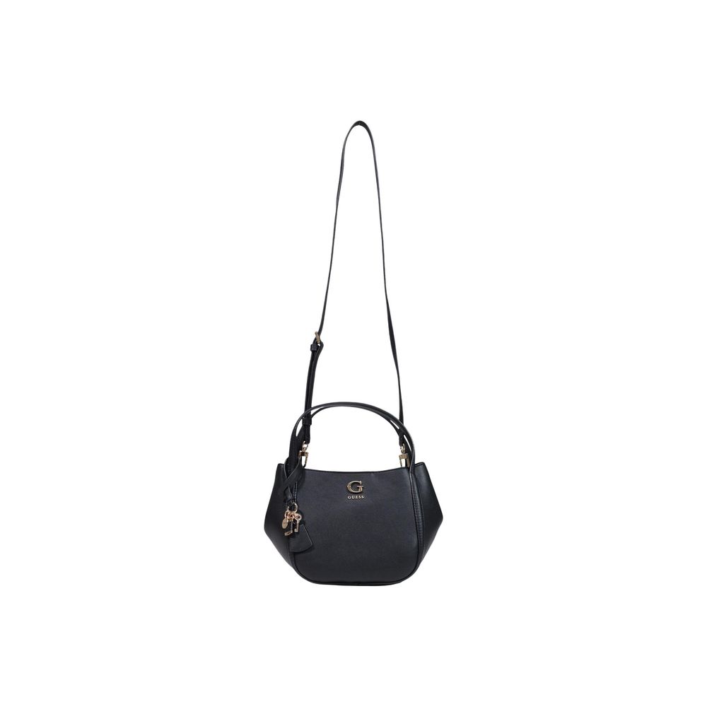 Schwarze Handtasche aus Polyethylen Guess