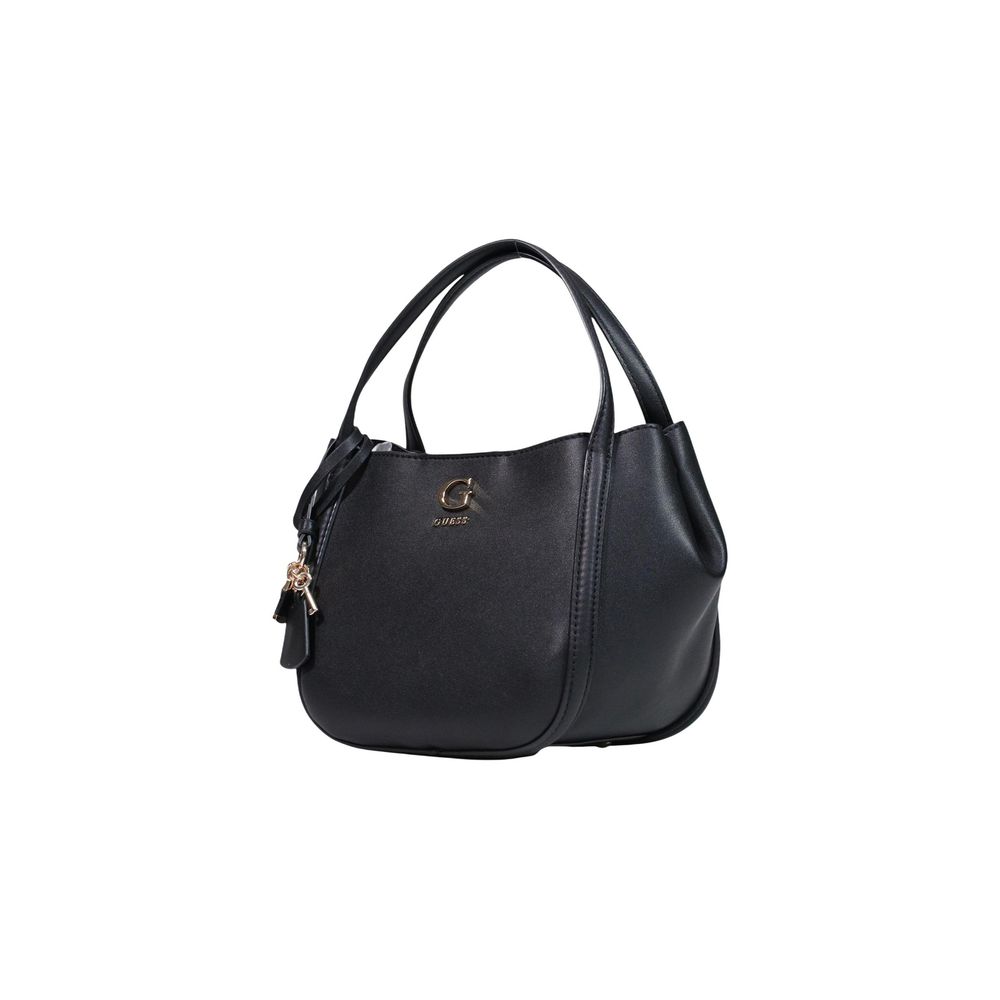 Schwarze Handtasche aus Polyethylen Guess