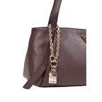 Braune Handtasche aus Polyethylen Guess