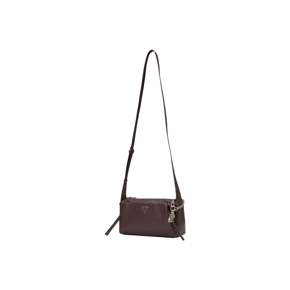 Braune Handtasche aus Polyethylen Guess