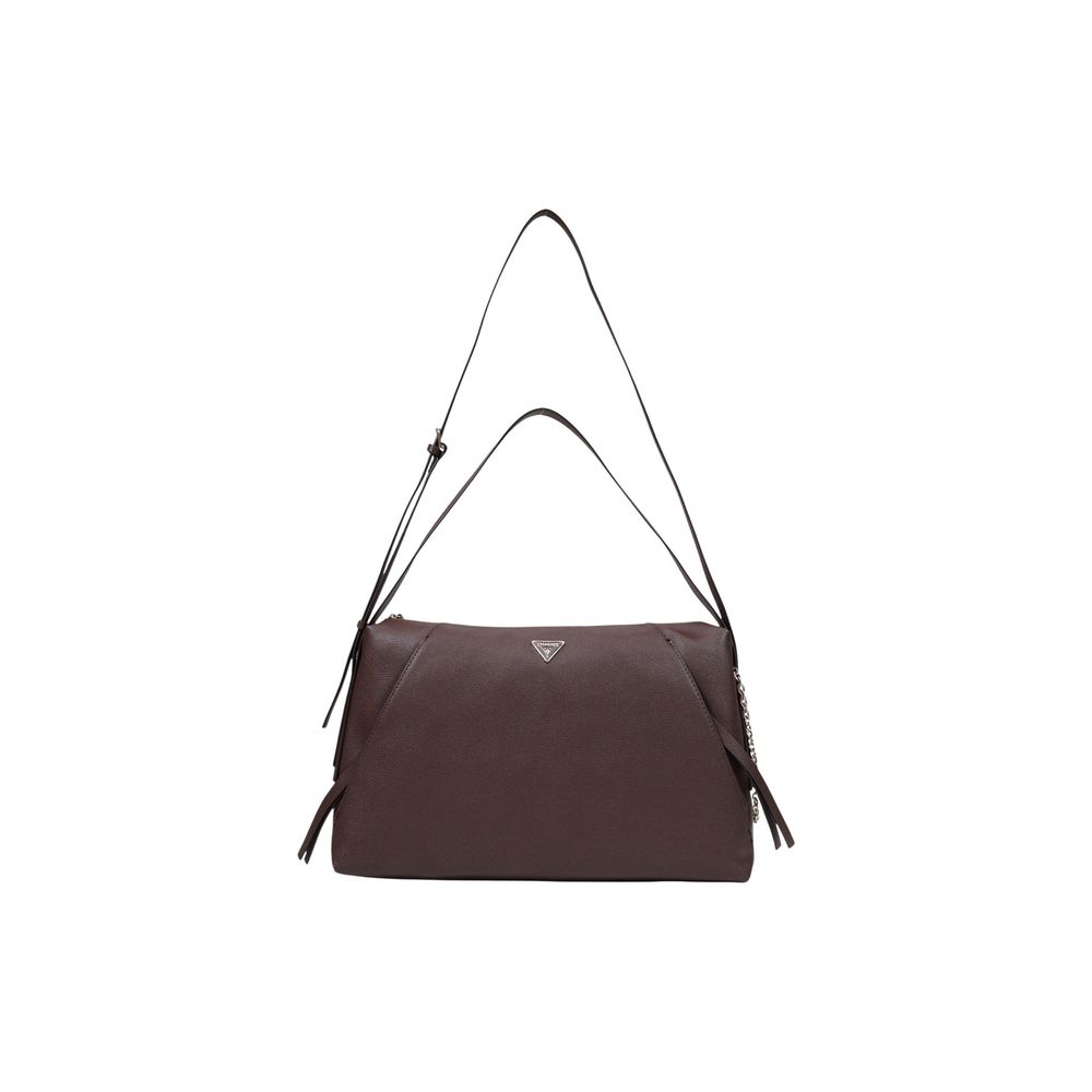Braune Handtasche aus Polyethylen Guess