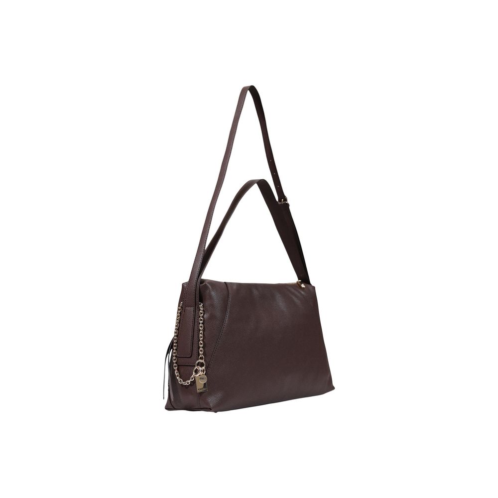 Braune Handtasche aus Polyethylen Guess