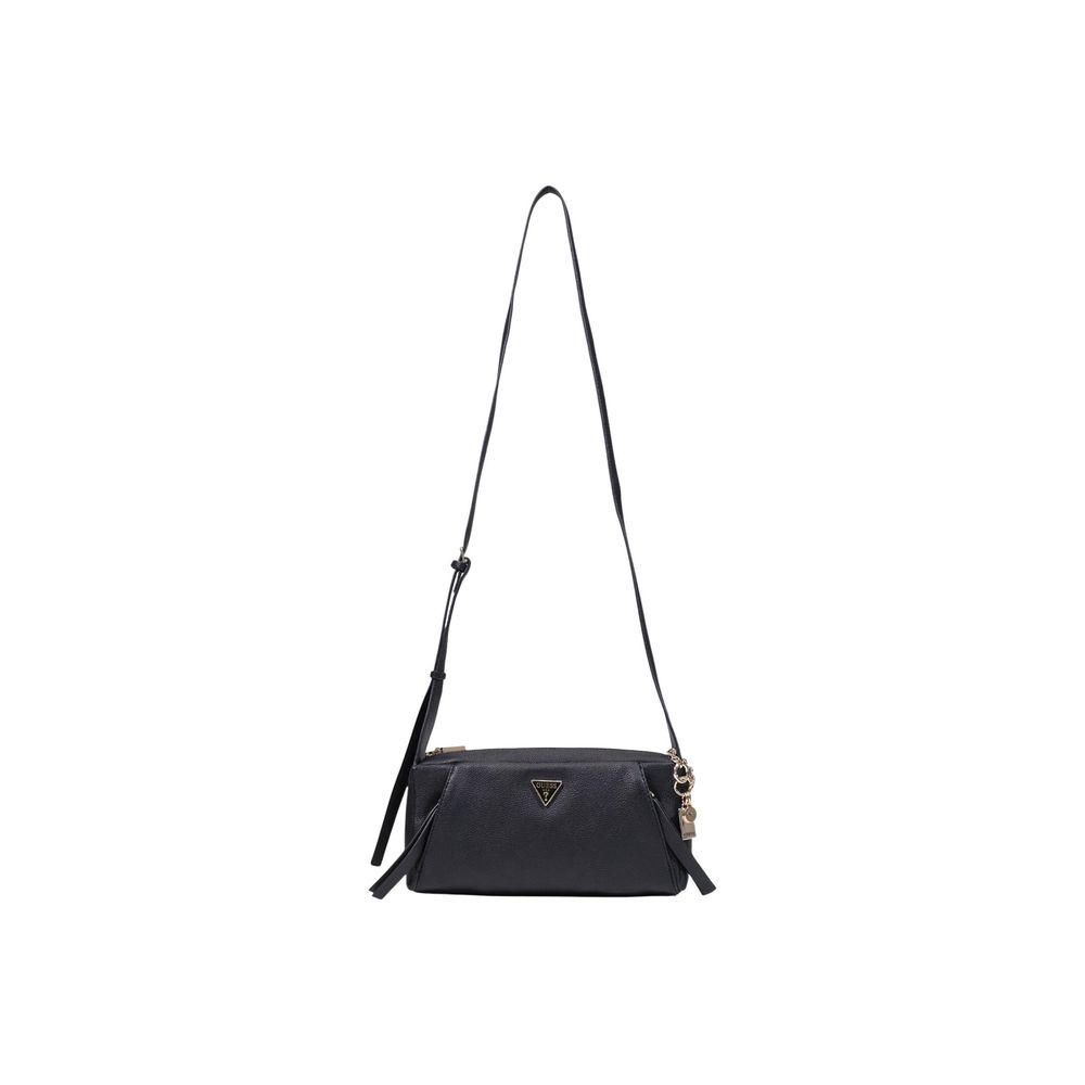 Schwarze Handtasche aus Polyethylen Guess
