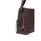 Braune Handtasche aus Polyethylen Guess