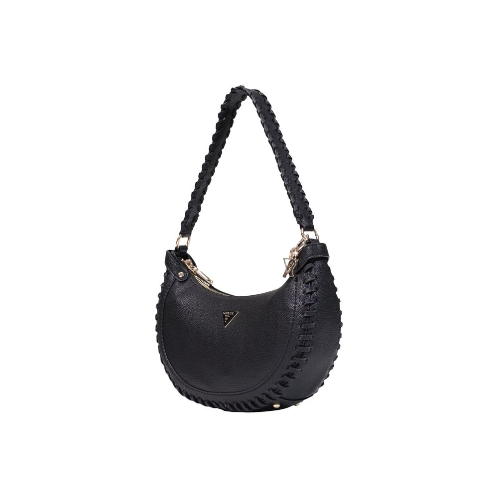 Schwarze Handtasche aus Polyethylen Guess