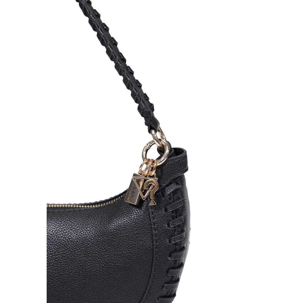 Schwarze Handtasche aus Polyethylen Guess