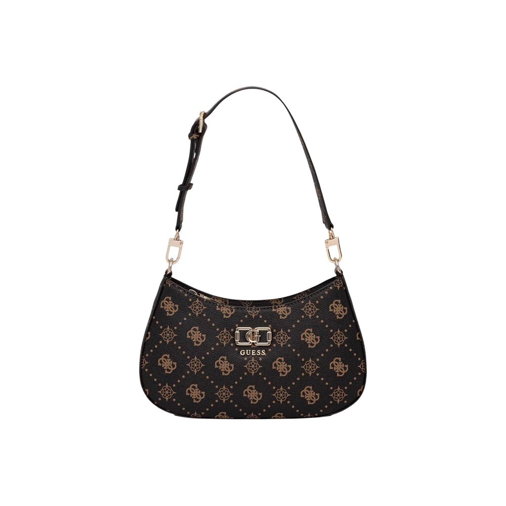 Braune Handtasche aus Polyethylen Guess