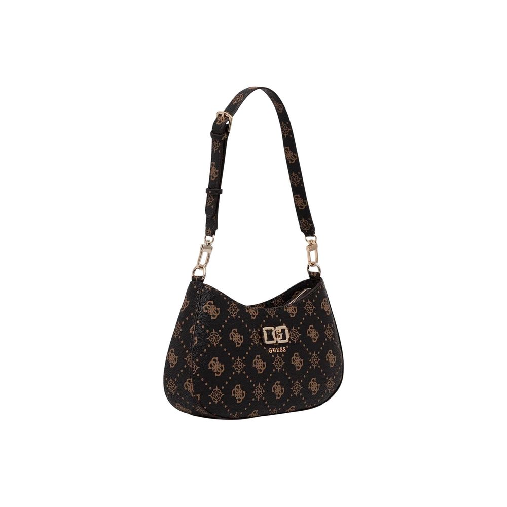 Braune Handtasche aus Polyethylen Guess