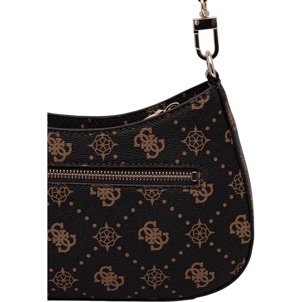 Braune Handtasche aus Polyethylen Guess