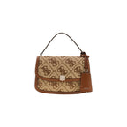 Weiße Handtasche aus Polyester Guess