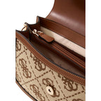 Weiße Handtasche aus Polyester Guess