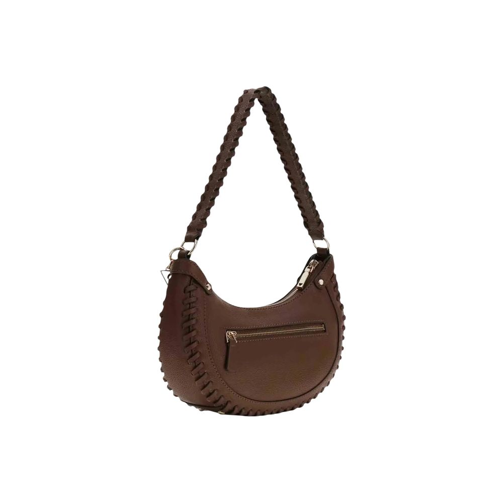 Braune Handtasche aus Polyethylen Guess