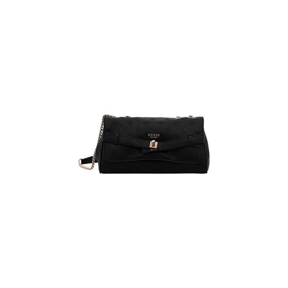 Schwarze Handtasche aus Polyethylen Guess