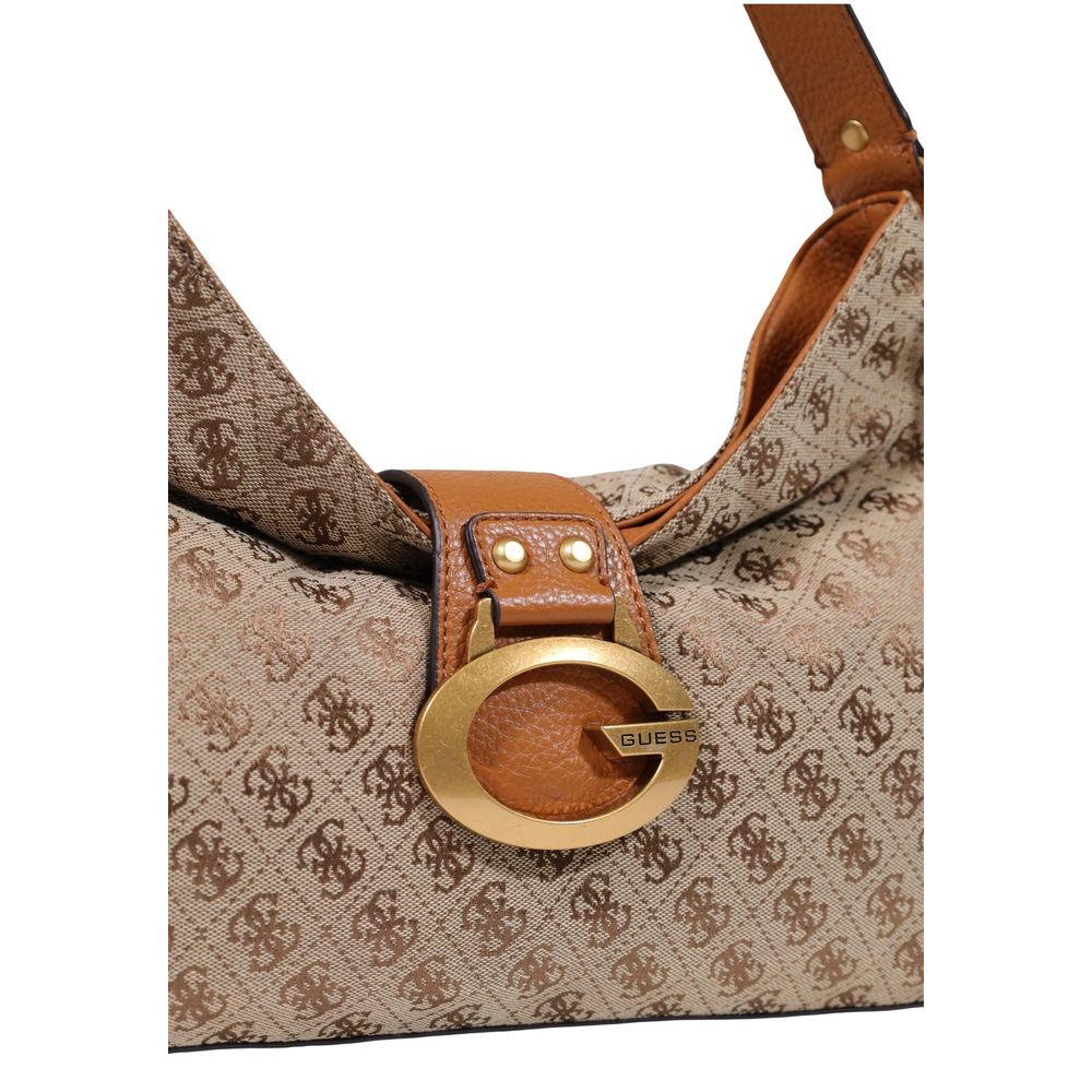 Beige Polyester Handtasche Guess