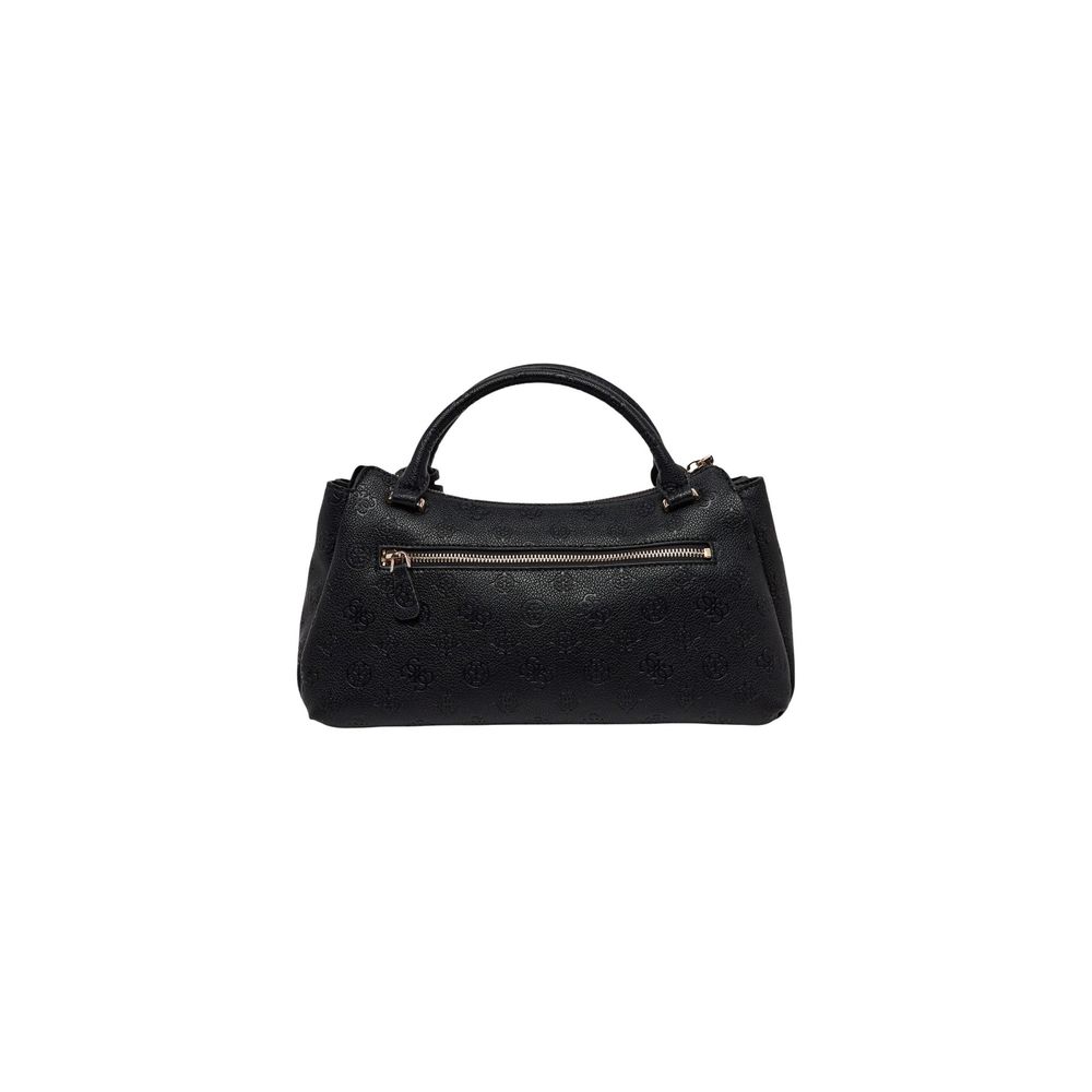 Schwarze Handtasche aus Polyethylen Guess
