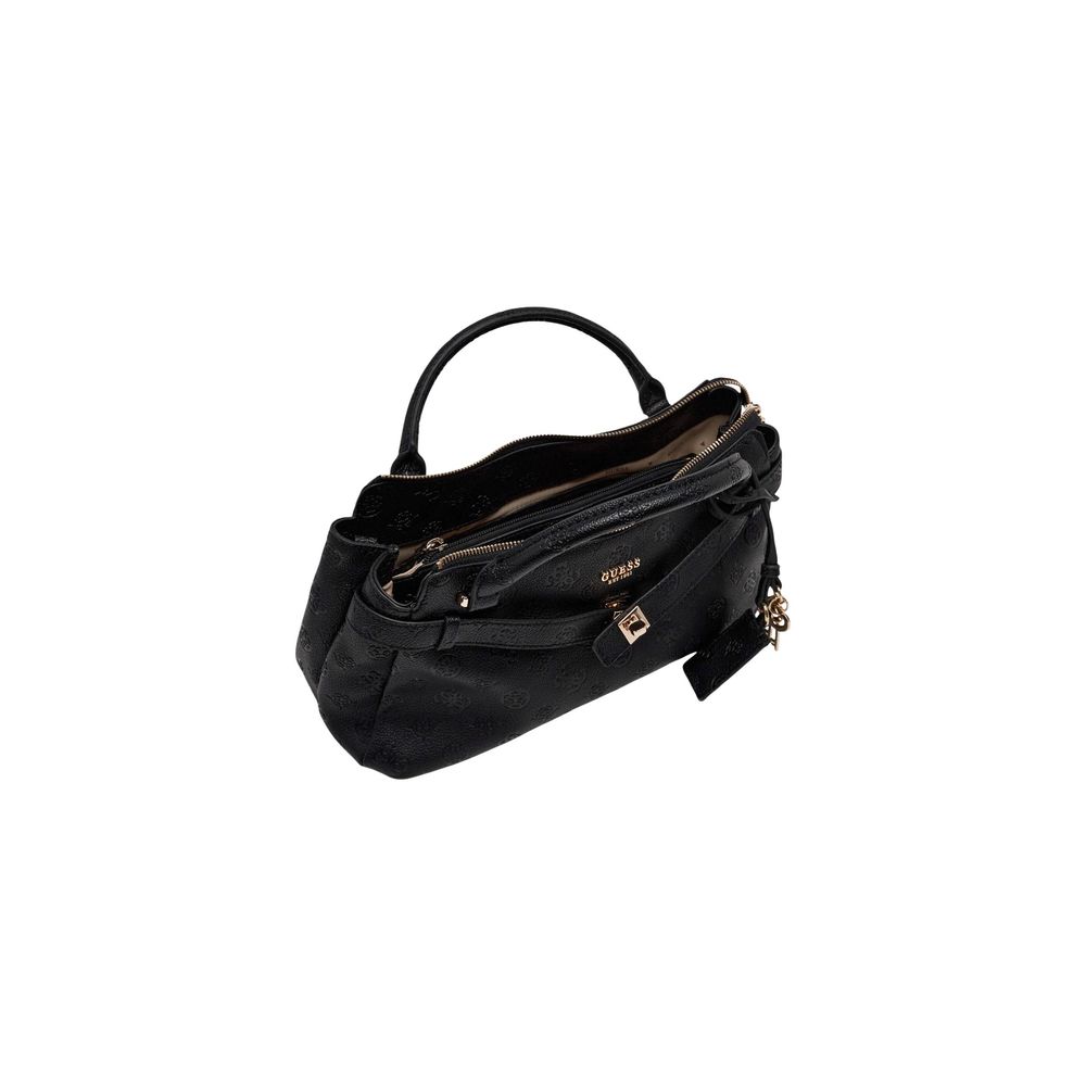 Schwarze Handtasche aus Polyethylen Guess