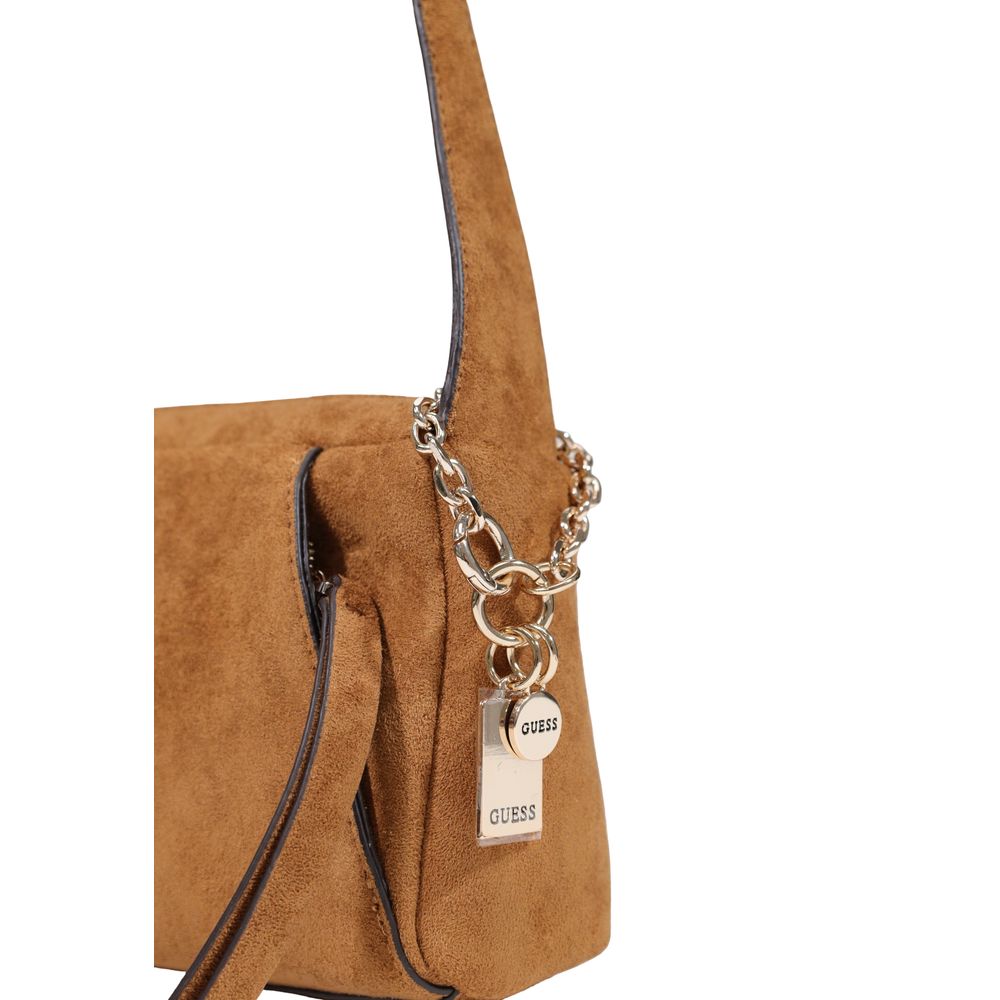 Braune Handtasche aus Polyester Guess