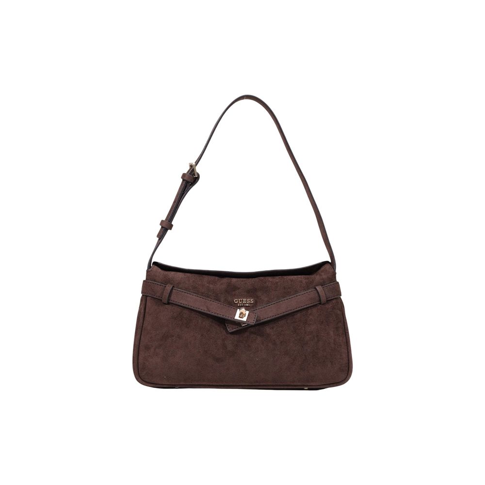 Braune Handtasche aus Polyester Guess