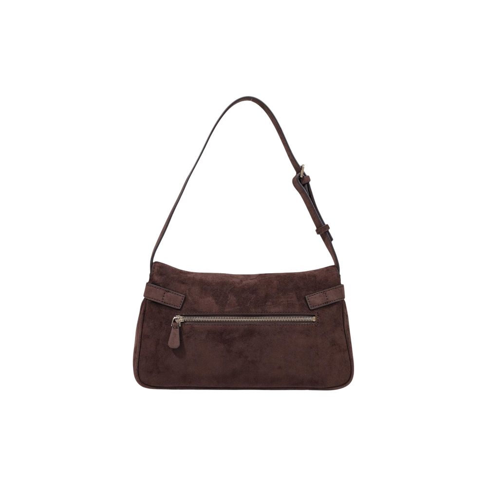 Braune Handtasche aus Polyester Guess