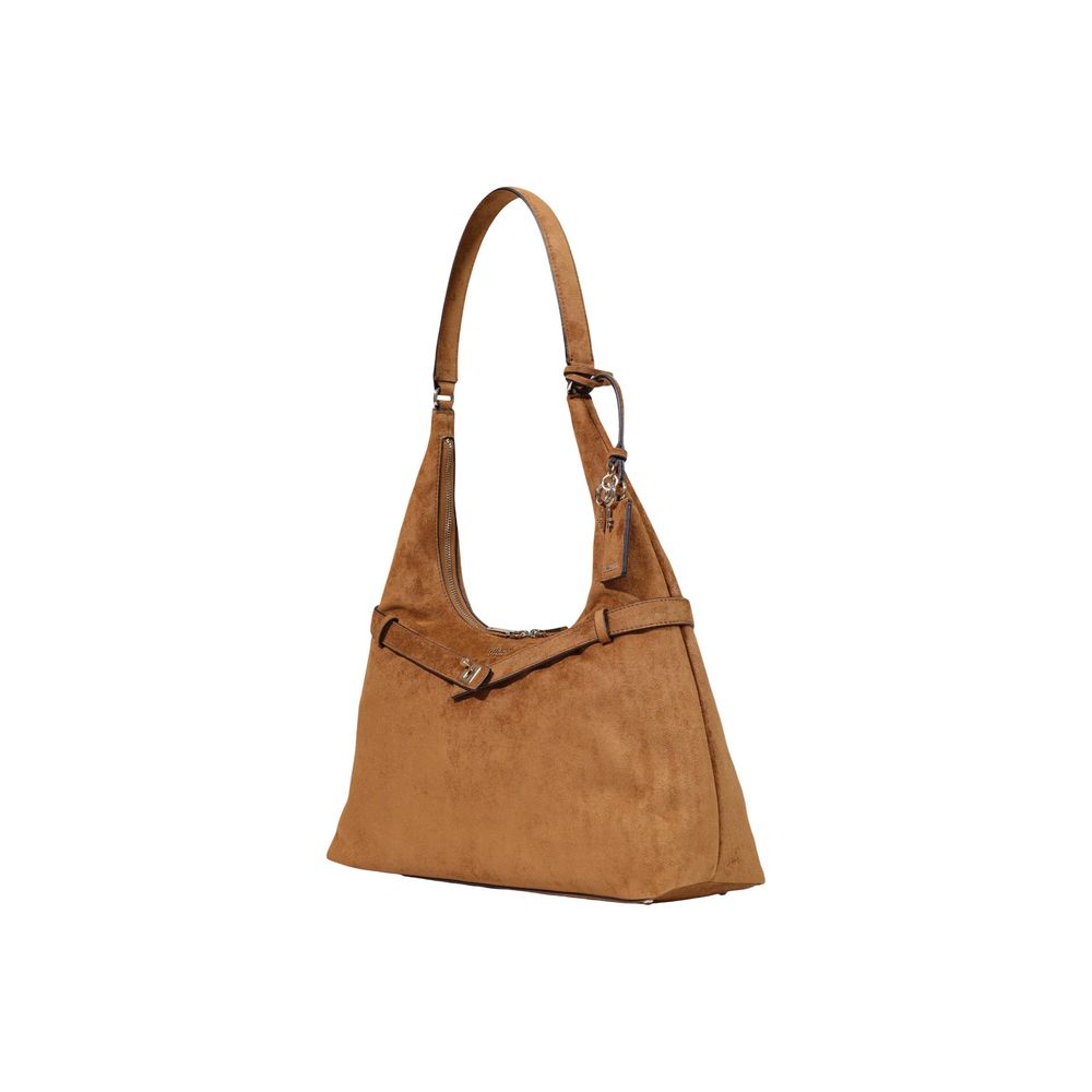 Braune Handtasche aus Polyester Guess