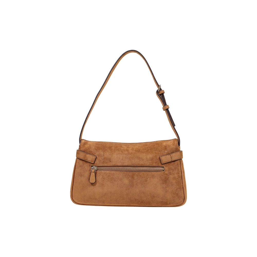 Braune Handtasche aus Polyester Guess
