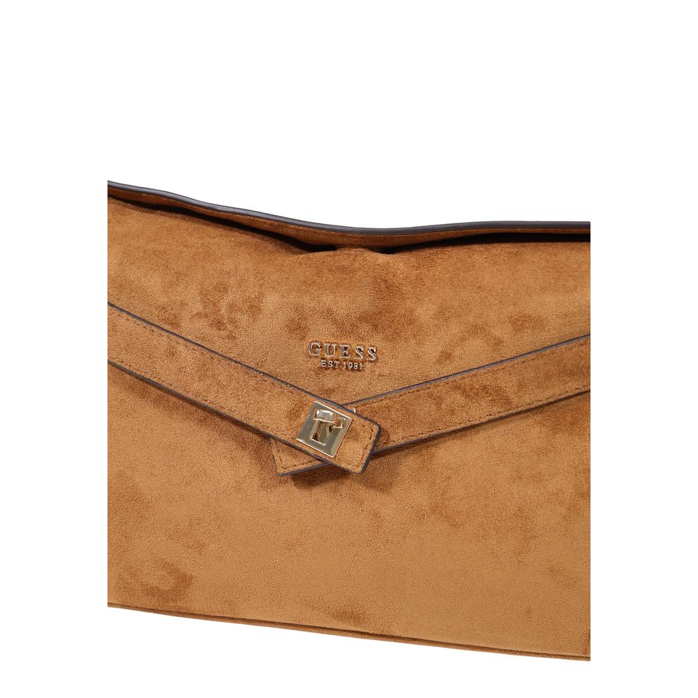 Braune Handtasche aus Polyester Guess