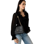 Graue Handtasche aus Polyethylen Guess