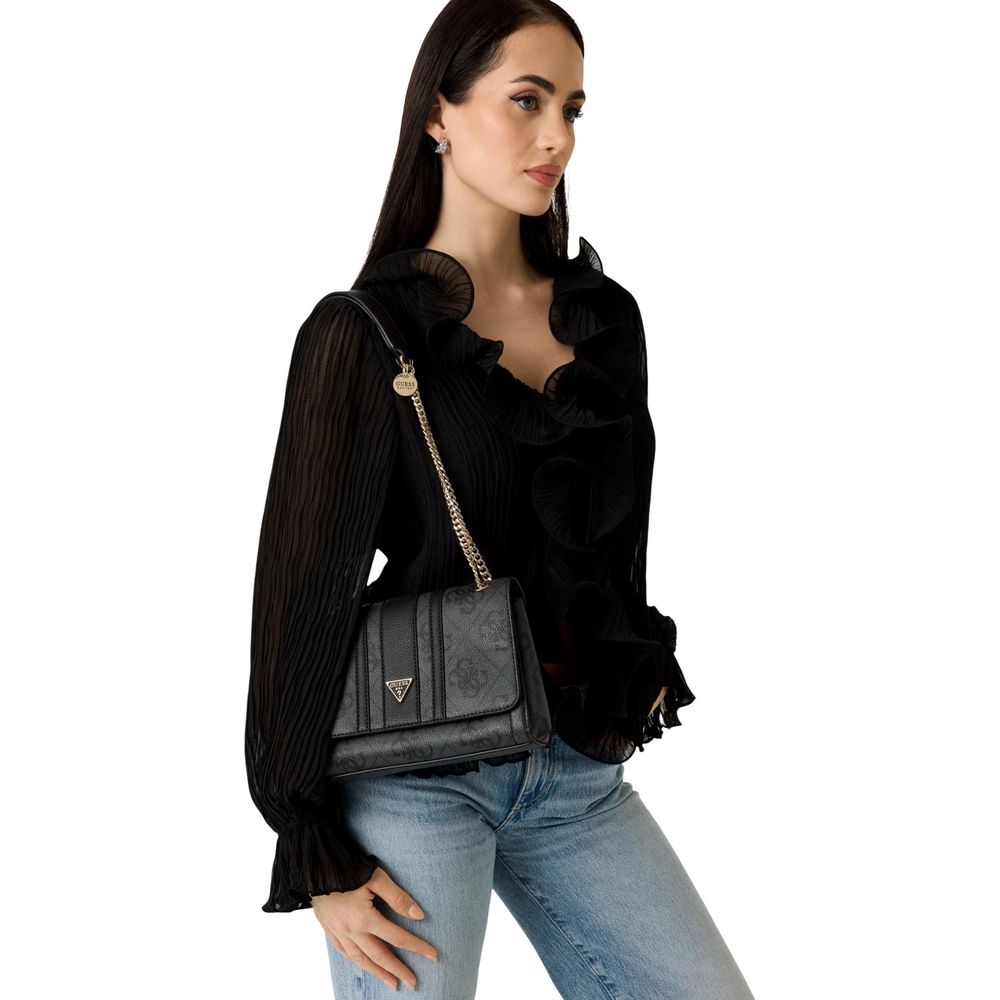 Graue Handtasche aus Polyethylen Guess