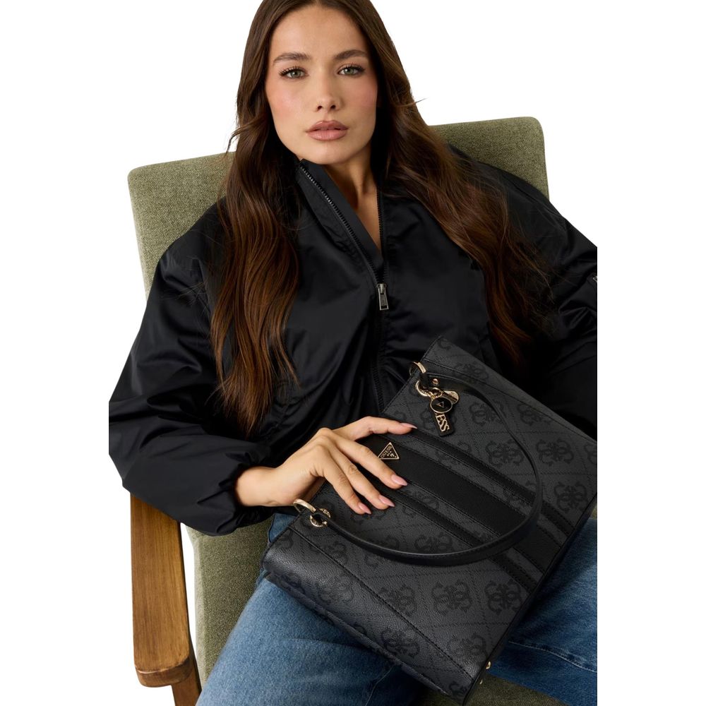 Graue Handtasche aus Polyethylen Guess