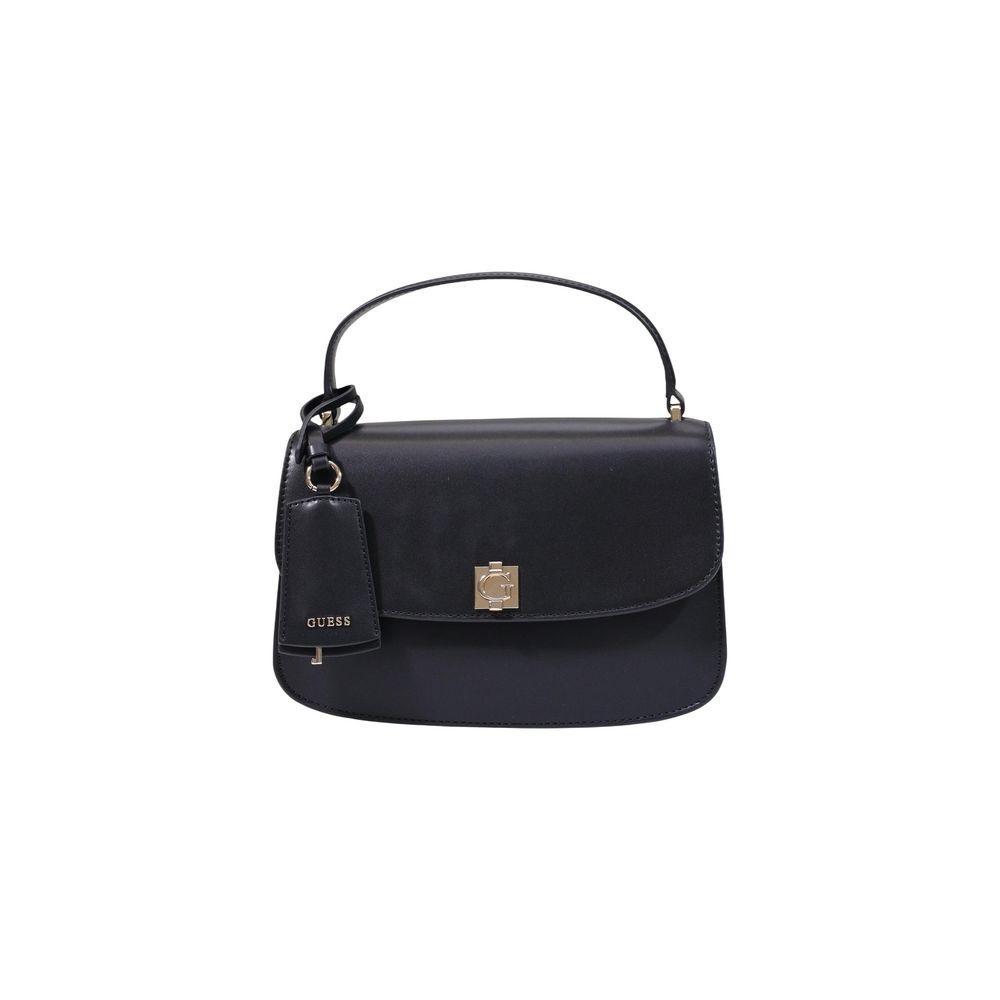 Schwarze Handtasche aus Polyethylen Guess