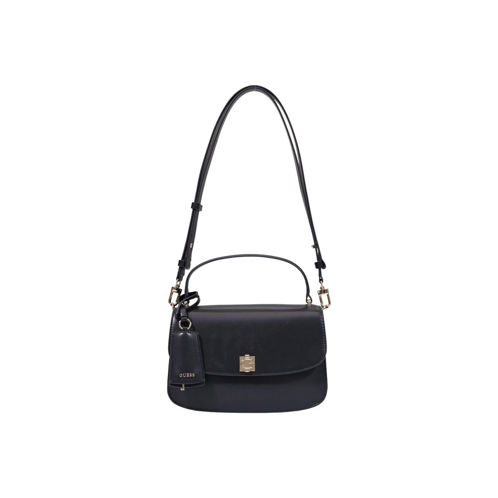Schwarze Handtasche aus Polyethylen Guess