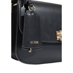 Schwarze Handtasche aus Polyethylen Guess