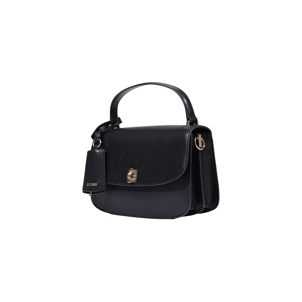 Schwarze Handtasche aus Polyethylen Guess